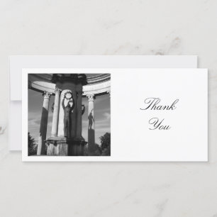 Square Photo - War Memorial, Cathays Park, Cardiff Thank You Card