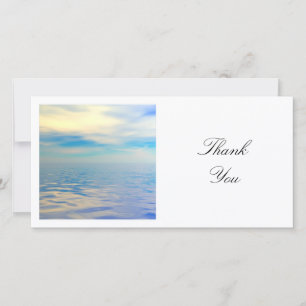 Square Photo - Water and Sky Thank You Card
