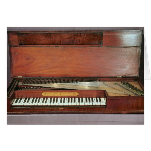 Square piano, 1767 (photo) cards (Front Horizontal)