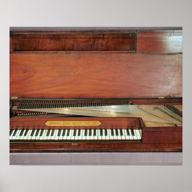 Square piano, 1767 (photo) poster (Front)