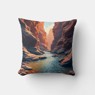 Square Pillow Covers for Couch Living Room canyon