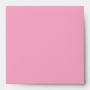 Square Pink Black Linen Envelopes