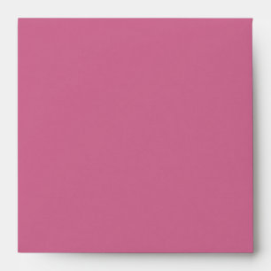 Square Pink Black Linen Envelopes