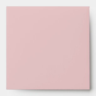 Square Pink Brown Linen Envelopes