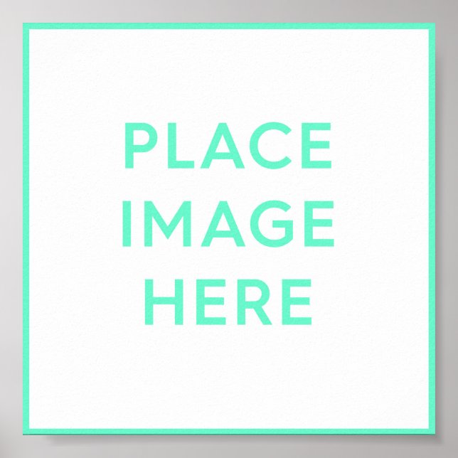 Square Poster Print 6" x 6" (Front)