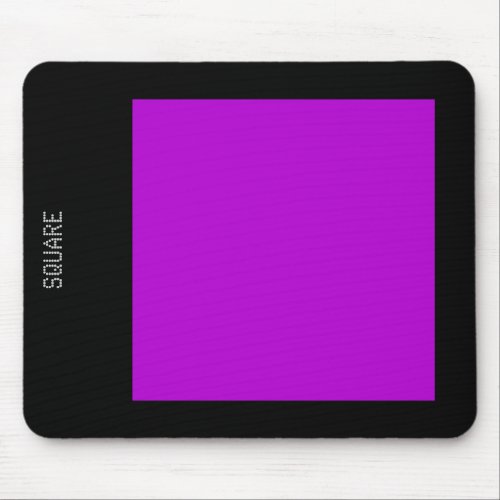 Square _ Purple and Black Mouse Pad