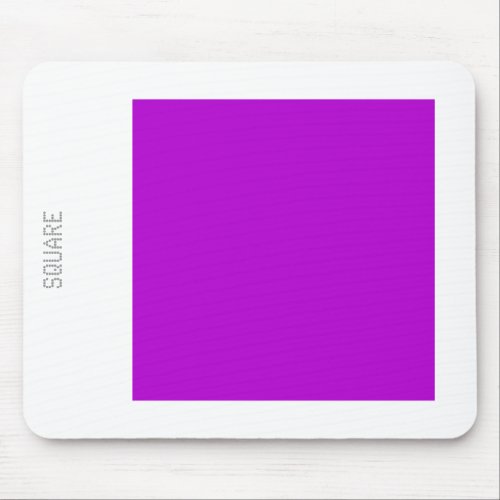 Square _ Purple and White Mouse Pad