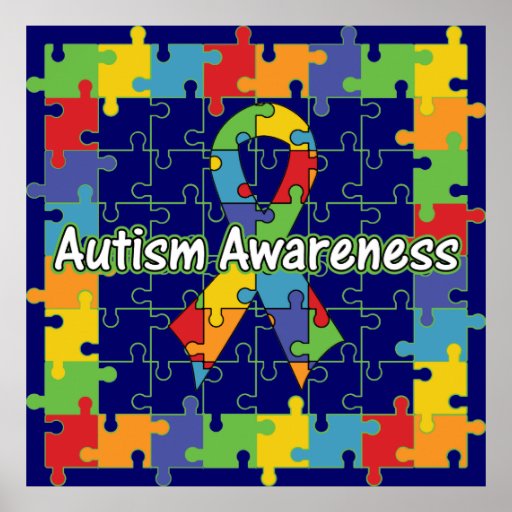 Autism Puzzle Posters, Autism Puzzle Prints, Art Prints, Poster Designs