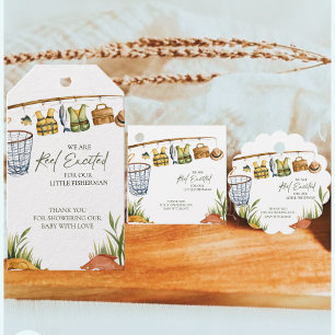 Square Reel Exciting Baby Shower Thank You Favor Tags