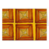 square retro art deco brown pattern (Front Horizontal)