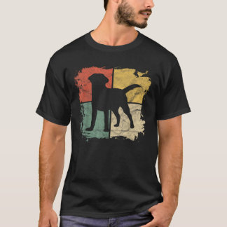 Square Retro Labrador Owner Gift Golden Black Lab T-Shirt