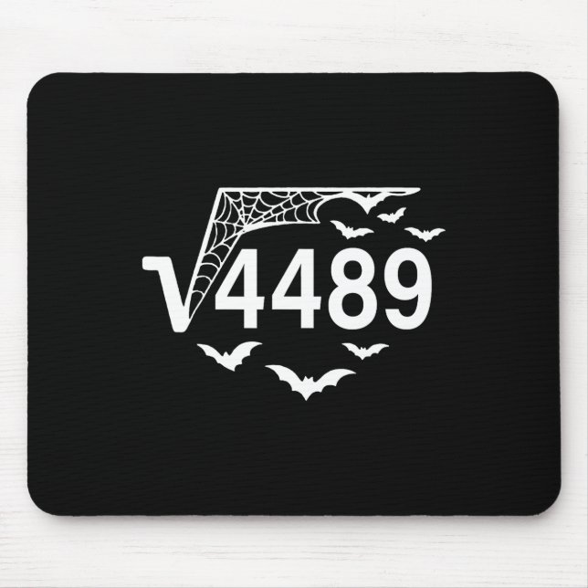 Square Root 67 Meme 6 7 4489 Slang Math Teacher Ha Mouse Pad (Front)