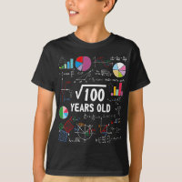 Square Root Of 100 10th Birthday 10 Year Old Gifts