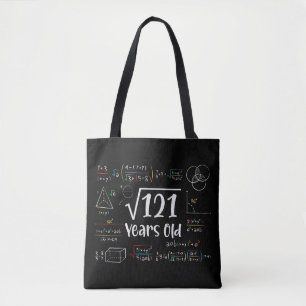 Square Root of 121 11th Birthday 11 Year Old Gifts Tote Bag