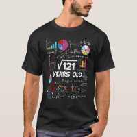 Square Root Of 121 11th Birthday 11Year Old Math B