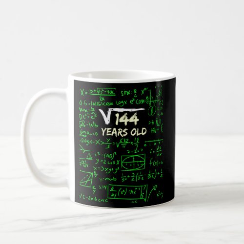 Square Root Of 144 12Th 12 Coffee Mug