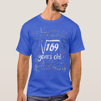 Square Root Of 169 - 13th Birthday 13 Year Old Mat T-Shirt