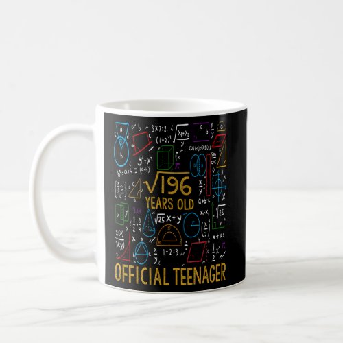 Square Root Of 196 14 Official Nager Coffee Mug