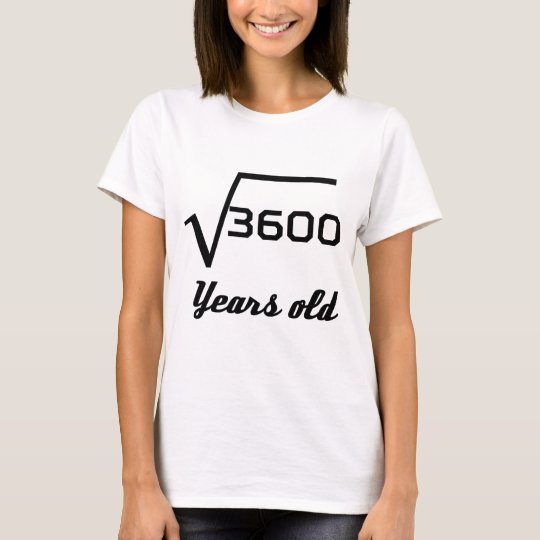 60 years old t shirt