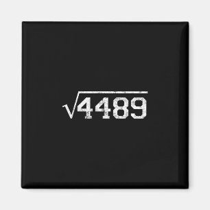 Square Root Of 4489 Slang Math Teacher Six Seven 6 Magnet