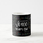 Square Root of 6400 80th Birthday 80 Year Old Gift Coffee Mug<br><div class="desc">Perfect 80 Yrs Old Gift Idea for Father,  Mother or any math lover. Square Root Of 6400 Years Old. Awesome gift for fathers,  mothers,  grandpa,  grandma or any people who loves math.</div>