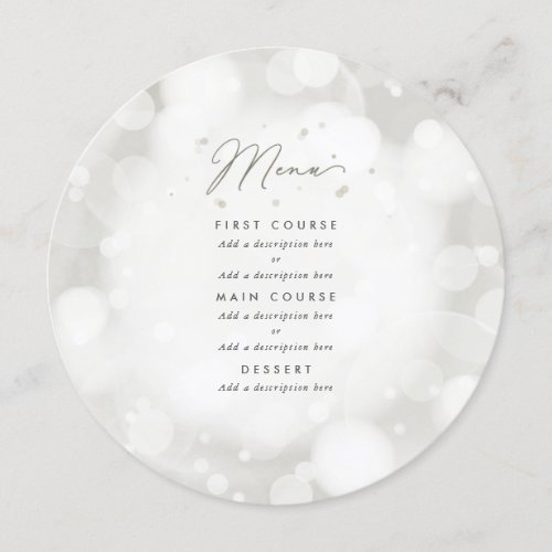 SquareRound Menu _ Taupe BubblesSparkles