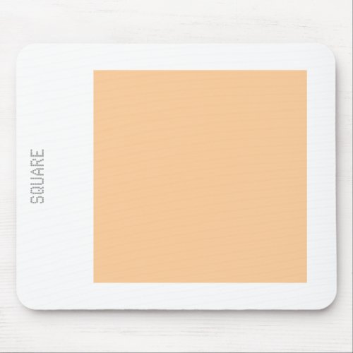 Square _ Sand and White Mouse Pad