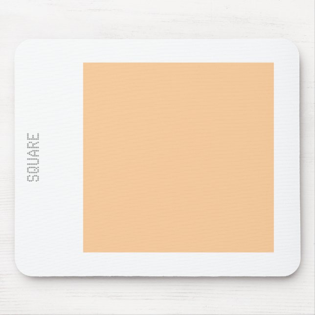 Square - Sand and White Mouse Pad (Front)