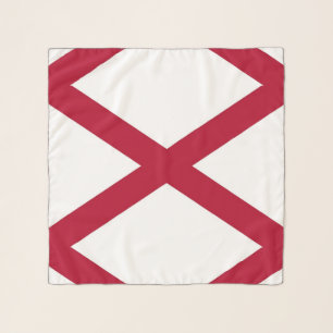 Square Scarf with flag of Alabama State, USA