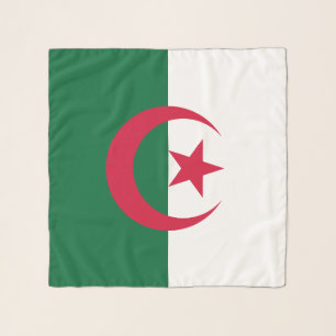 Square Scarf with flag of Algeria