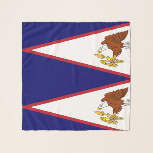 Square Scarf with flag of American Samoa, USA