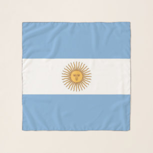 Square Scarf with flag of Argentina