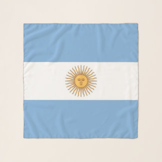 Square Scarf with flag of Argentina