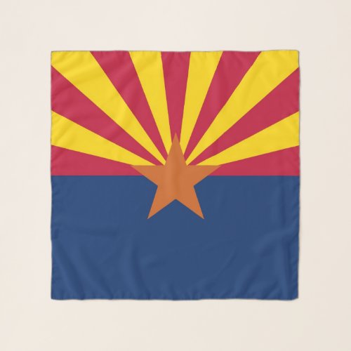 Square Scarf with flag of Arizona State USA
