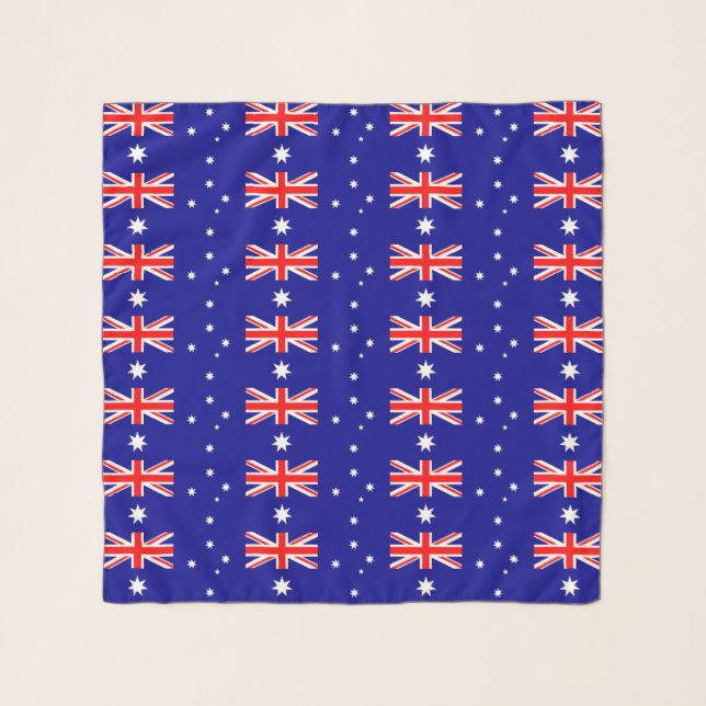 Square Scarf with flag of Australia (Front)