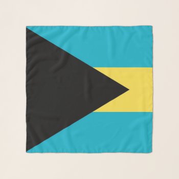 Square Scarf With Flag Of Bahamas by AllFlags at Zazzle