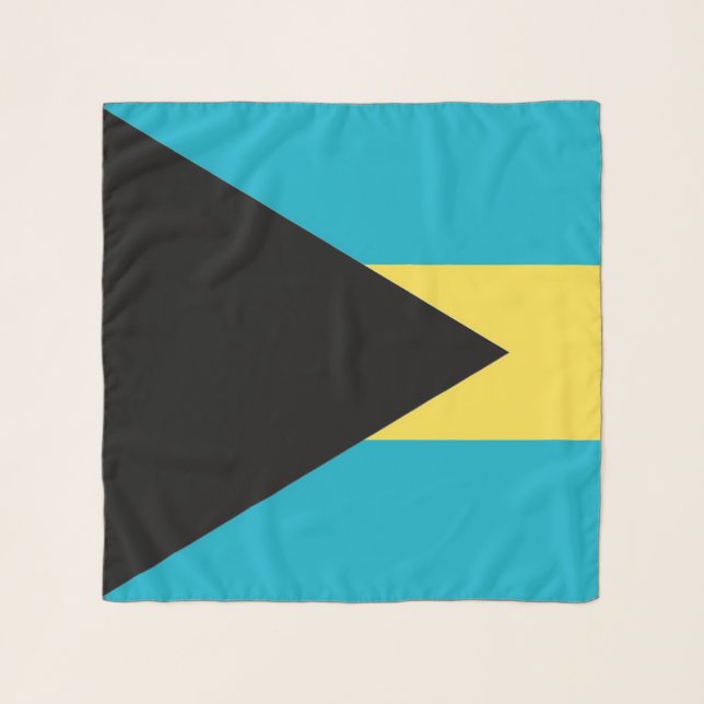 Square Scarf with flag of Bahamas (Front)