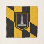 Square Scarf with flag of Baltimore City, USA<br><div class="desc">Elevate your style with a touch of Baltimore pride with our exclusive square scarf featuring the flag of Baltimore! This scarf is not just a fashionable accessory; it’s a celebration of Baltimore’s vibrant culture and heritage. The design prominently showcases the iconic Baltimore flag, making it a unique and stylish way...</div>