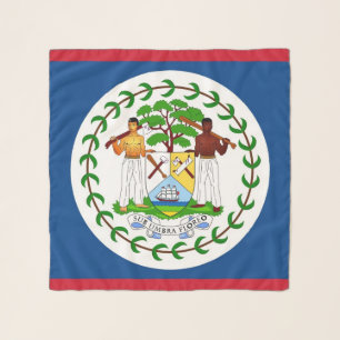 Square Scarf with flag of Belize