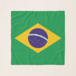 Square Scarf with flag of Brazil<br><div class="desc">Elevate your wardrobe with our square scarf featuring the flag of Brazil, a stylish way to showcase your Brazilian pride! This versatile accessory is perfect for adding a pop of color and a patriotic touch to any outfit. The bold design of the Brazilian flag stands out beautifully, making this scarf...</div>