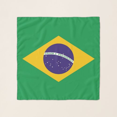 Square Scarf with flag of Brazil