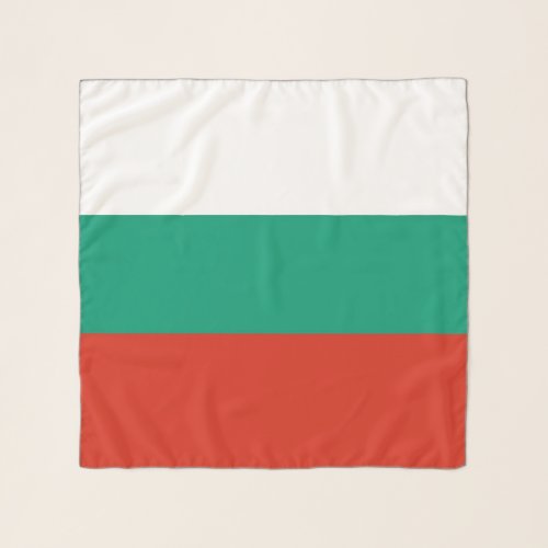 Square Scarf with flag of Bulgaria