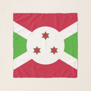 Square Scarf with flag of Burundi