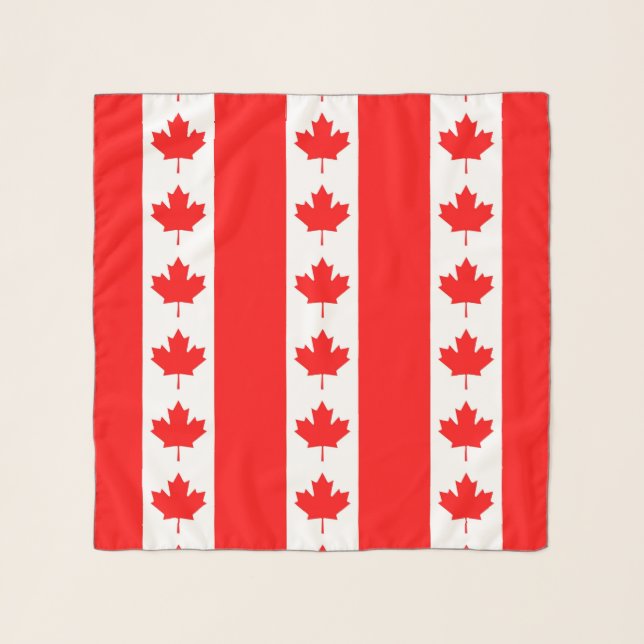 Square Scarf with flag of Canada (Front)