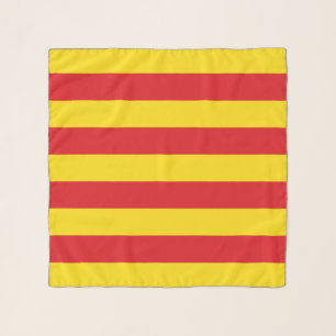 Square Scarf with flag of Catalonia