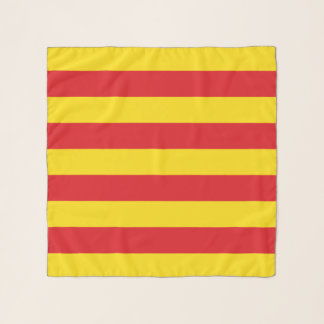 Square Scarf with flag of Catalonia