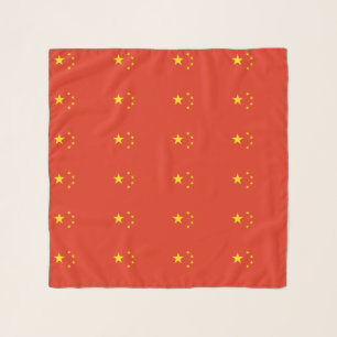 Square Scarf with flag of China