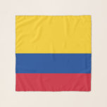 Square Scarf with flag of Colombia<br><div class="desc">Add a touch of Colombian flair to your accessory collection with our exclusive square scarf featuring the flag of Colombia! Crafted with care, this square scarf is more than just a stylish accessory; it’s a vibrant celebration of Colombian heritage and cultural pride. The eye-catching design prominently showcases the iconic Colombian...</div>