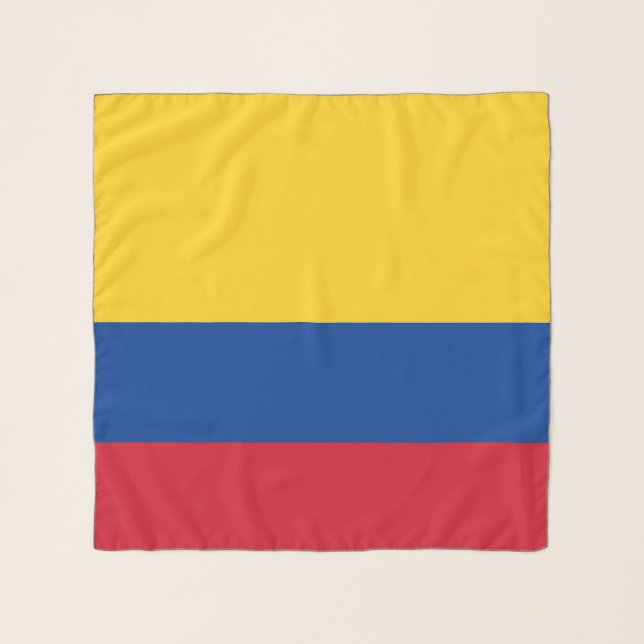 Square Scarf with flag of Colombia (Front)