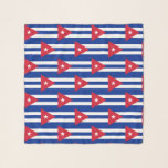 Square Scarf with flag of Cuba<br><div class="desc">Add a touch of Cuban pride to your wardrobe with our stylish square scarf featuring the vibrant flag of Cuba! Crafted with meticulous attention to detail, this scarf is more than just a fashion accessory; it’s a celebration of Cuba’s rich culture and national heritage. The bold Cuban flag design makes...</div>